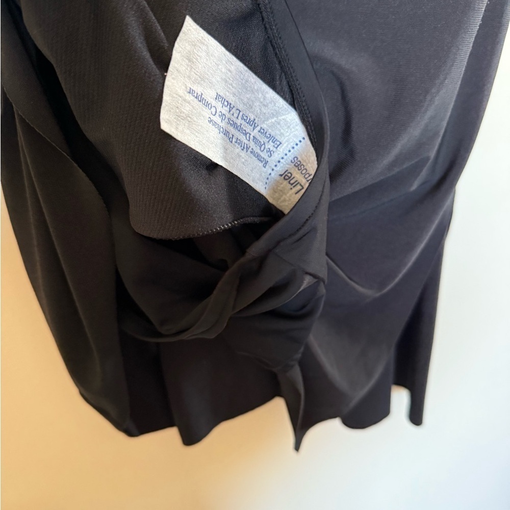 NWT Black Aqua Green Adjustable Strap Swim Dress in Size 16W - Picture 5 of 11